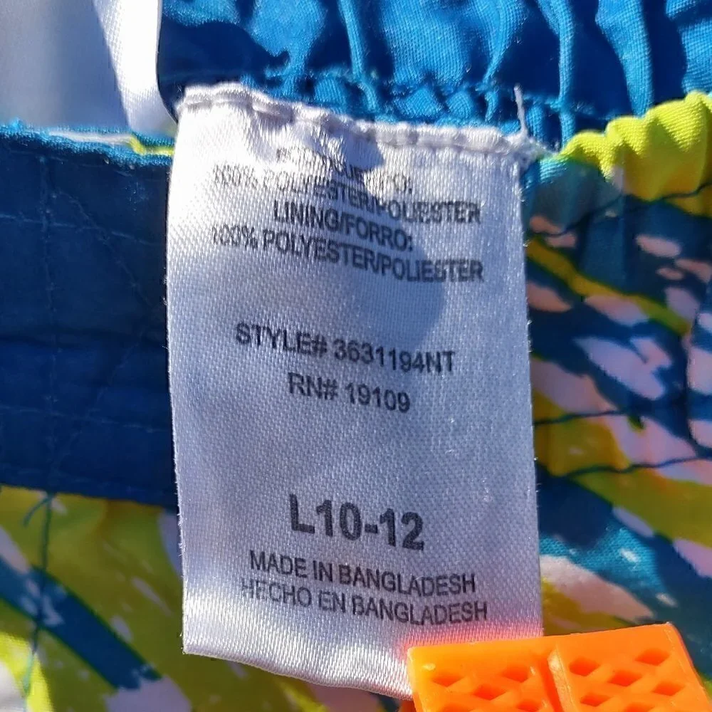 Nickelodeon Boys Swim Shorts TMNT Teenage Mutant Ninja Turtles Size L 10/12
